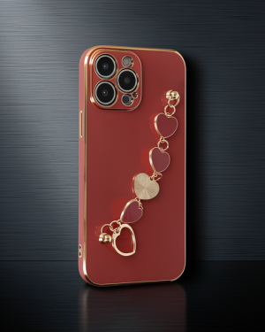 iPhone 13 Pro Kılıf Esila Silikon - Kırmızı