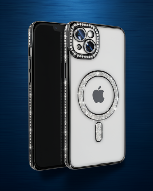 iPhone 14 - Kılıf - Joke Simli Magneticsafe - Siyah