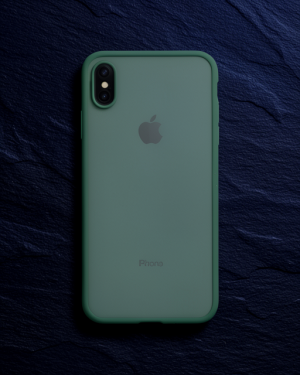 iPhone XS Max Kılıf Montreal Silikon Kapak - Yeşil