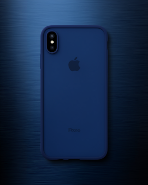 iPhone XS Max Kılıf Montreal Silikon Kapak - Lacivert