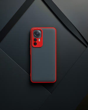 Xiaomi Mi 12T Pro Kılıf - Montreal Silikon Kapak - Kırmızı