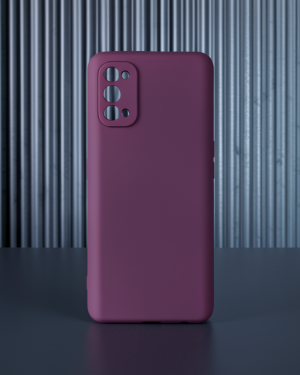 Realme 7 Pro Kılıf First Silikon - Mürdüm