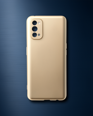 Realme 7 Pro Kılıf - First Silikon - Gold