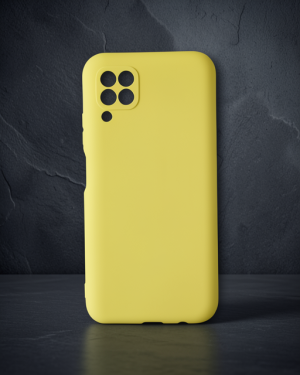 Huawei P40 Lite Kılıf Nano İçi Kadife Silikon - Sarı