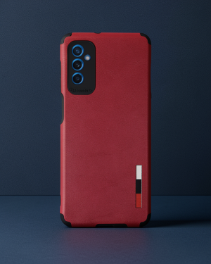 Samsung Galaxy M52 5G Kılıf Loop Deri Silikon - Kırmızı