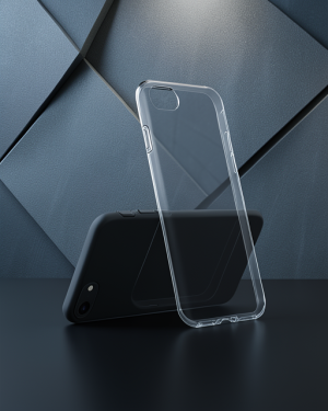 iPhone 7 Kılıf Lüx Şeffaf Silikon - Şeffaf