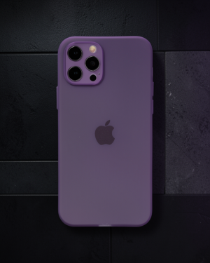iPhone 12 Pro Kılıf Puma Silikon - Koyu Mor