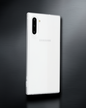 Samsung Galaxy Note 10 Kılıf Lüx Şeffaf Silikon - Şeffaf