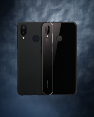 Huawei P20 Lite Kılıf Lüx Şeffaf Silikon - Şeffaf