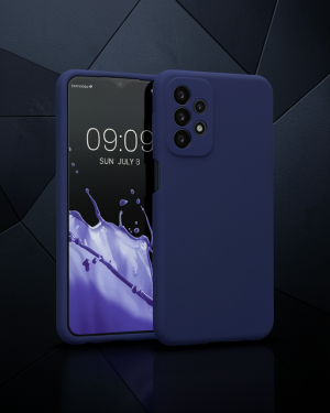 Samsung Galaxy A23 4G Kılıf First Silikon - Lacivert