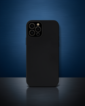 iPhone 12 Pro Kılıf - Lansman Glass Kapak - Siyah