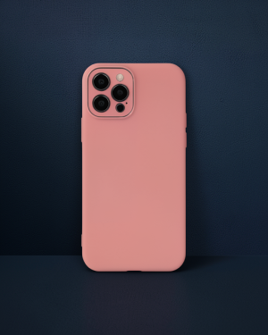 iPhone 12 Pro Kılıf Lansman Glass Kapak - Pembe