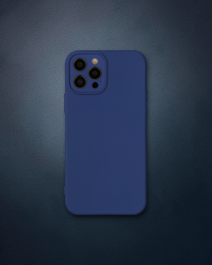 iPhone 12 Pro Max Kılıf Lansman Glass Kapak - Sky Blue