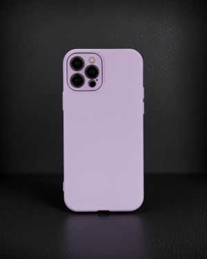 iPhone 12 Pro Max Kılıf Lansman Glass Kapak - Lila