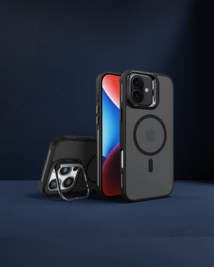 Joko iPhone 16 Plus Flet Lens Magsafe Kılıf - Siyah