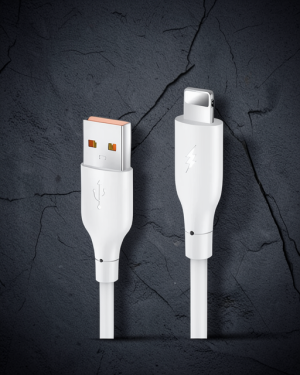DC64 USB to Lightning 1m 3.0A Hızlı Şarj Kablo - Beyaz