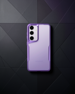 Samsung Galaxy A55 5G Kılıf - Boyi Silikon Kapak - Derin Mor