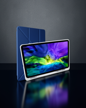 Xiaomi Mi Pad 5 11 - Mars Tablet Kılıfı Kalemlikli - Lacivert