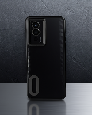 Xiaomi Poco F5 Pro Kılıf Slot Silikon - Siyah