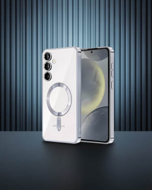 Samsung Galaxy S23 Plus Kılıf Kross Magneticsafe - Gümüş