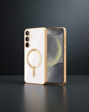 Samsung Galaxy S23 Plus Kılıf Kross Magneticsafe - Gold