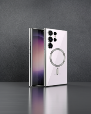 Samsung Galaxy S23 Ultra Kılıf Kross Magneticsafe - Gümüş