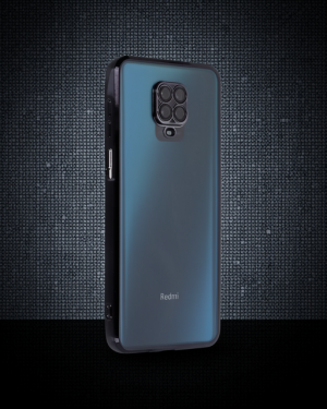 Xiaomi Redmi Note 9 Pro Kılıf Razer Lensli Silikon - Siyah