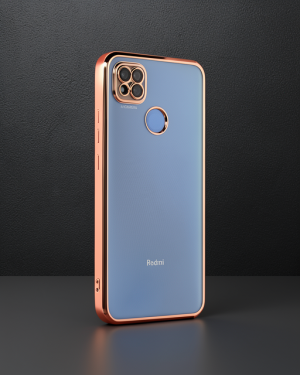Xiaomi Redmi 9C Kılıf Razer Lensli Silikon - Gold