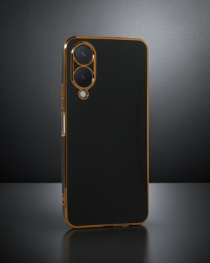 Vivo Y17S Kılıf Volet Silikon - Siyah