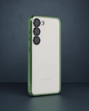Samsung Galaxy S24 Kılıf Razer Lensli Silikon - Yeşil