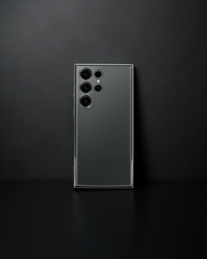 Samsung Galaxy S24 Ultra Kılıf Razer Lensli Silikon - Gümüş