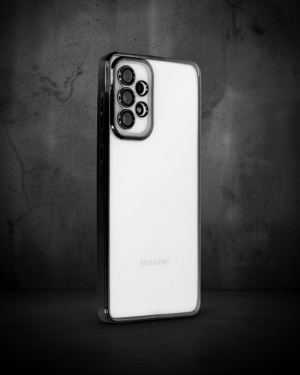 Samsung Galaxy A33 5G Kılıf Razer Lensli Silikon - Siyah