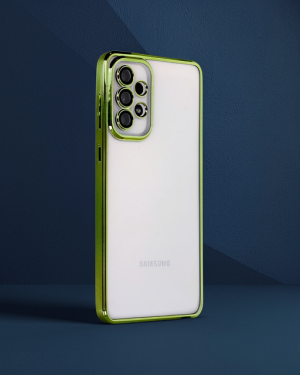 Samsung Galaxy A53 5G Kılıf Razer Lensli Silikon - Yeşil