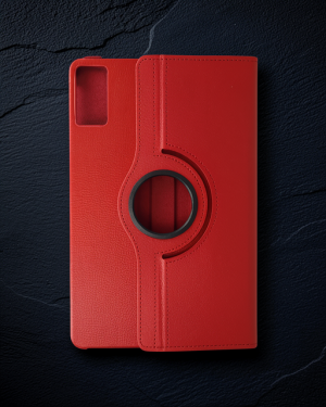 Xiaomi Redmi Pad Se Kılıf 360 Tablet Deri Kılıf - Kırmızı