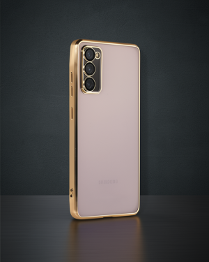 Samsung Galaxy S20 FE Kılıf Razer Lensli Silikon - Gold