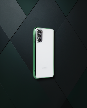Samsung Galaxy S20 FE Kılıf Razer Lensli Silikon - Yeşil