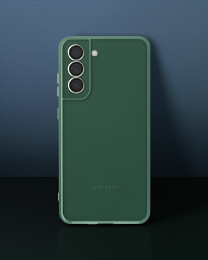 Samsung Galaxy S21 FE Kılıf Razer Lensli Silikon - Yeşil