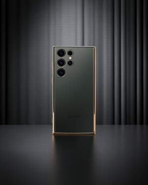 Samsung Galaxy S23 Ultra Kılıf Razer Lensli Silikon - Gold