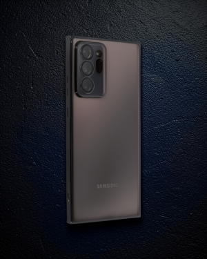 Samsung Galaxy Note 20 Ultra Kılıf Razer Lensli Silikon - Siyah