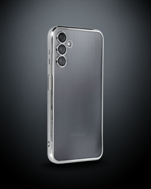 Samsung Galaxy A14 4G Kılıf Razer Lensli Silikon - Gümüş