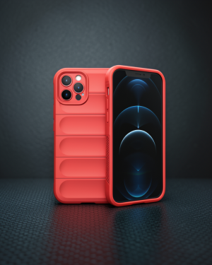 iPhone 12 Pro Kılıf Optimum Silikon - Kırmızı