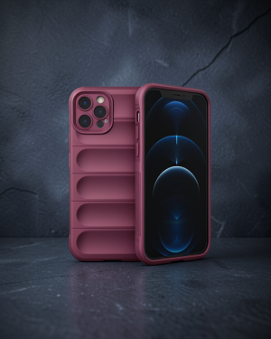 iPhone 12 Pro Kılıf Optimum Silikon - Bordo