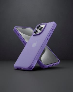 iPhone 14 Pro Kılıf Elegant Kapak - Derin Mor