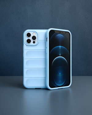 iPhone 12 Pro Kılıf Optimum Silikon - Sky Blue