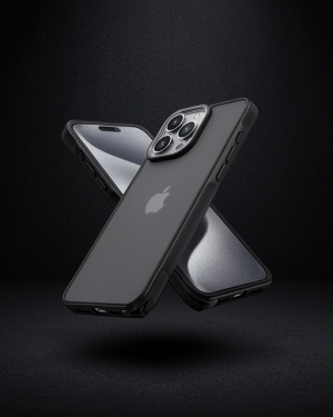 iPhone 15 Pro Max Kılıf Elegant Kapak - Siyah