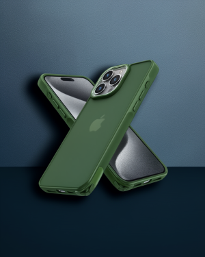 iPhone 15 Pro Max Kılıf Elegant Kapak - Yeşil