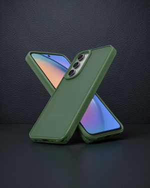Samsung Galaxy A04S Kılıf Elegant Kapak - Yeşil