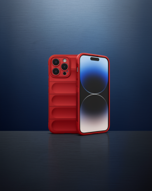 iPhone 14 Pro Max Kılıf Optimum Silikon - Kırmızı