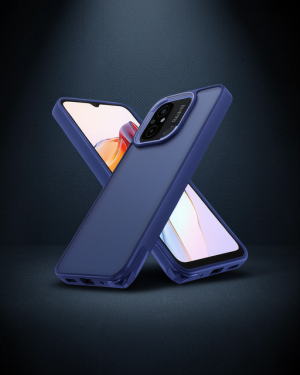 Xiaomi Redmi 12C Kılıf Elegant Kapak - Lacivert