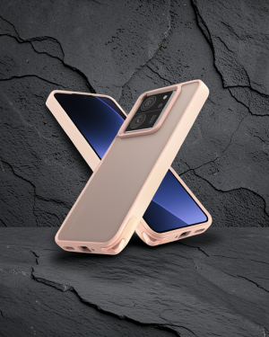 Xiaomi Mi 13T Kılıf - Elegant Kapak - Pudra